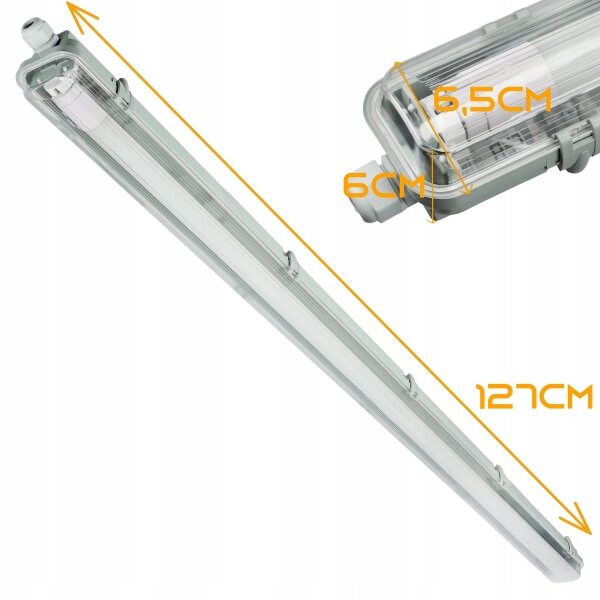Apparecchio LED tecnico per tubi T8 1xG13/20W/230V 4000K 120 cm IP65 bianco