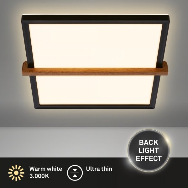 Briloner 3845015 - Plafoniera LED/18W/230V 29,5x31,5 cm