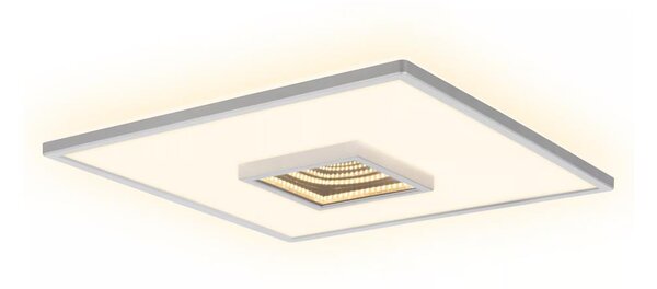 Briloner 3848014 - Plafoniera LED TORO LED/18W/230V 42x42 cm cromo satinato
