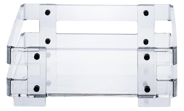Portatovaglioli in plexiglas minerva Medio linea moderna dimensioni 18,5x19,5xh6,5 cm, spessore 8 mm