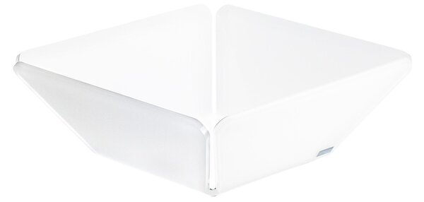 Cestino pane like water bianco monosatinato, dimensioni 21x21xH7,5 cm, peso 0,25 kg, spessore 5 mm