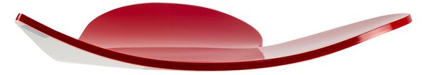 Vuotatasche CUORI in Plexiglass 23,5x25,5xh3cm Rosso