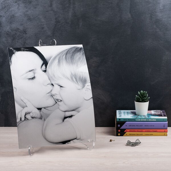Photo frame maxi, dimensioni 26,5x26,5xH41,3 cm, peso 0,096 kg, spessore 4 mm