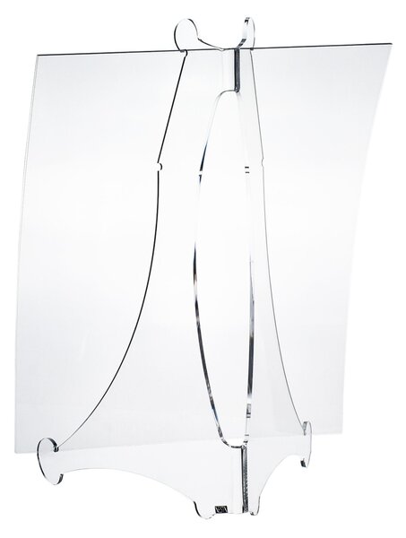Photo frame big picasso trasparente incolore, dimensioni 16x16xH24,7 cm, peso 0,25 kg, spessore 4 mm