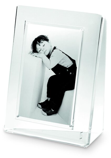 Portafoto in plexiglas TOE per foto 10x15 ALIE - 16x8xh21 cm cornice plexiglas trasparente