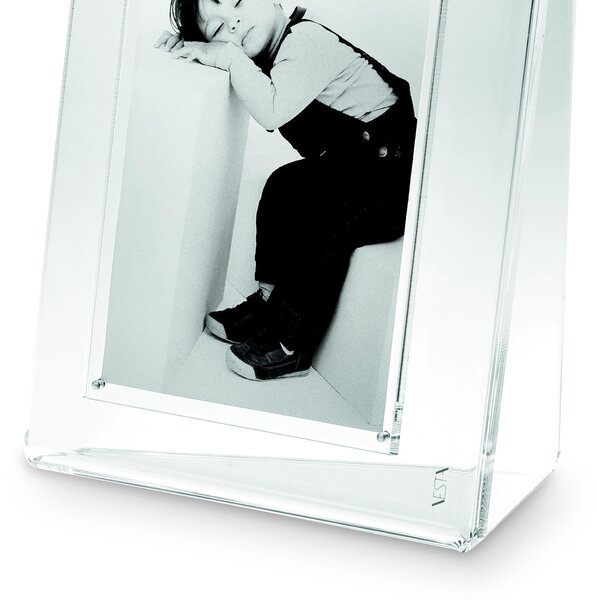 Portafoto in plexiglas TOE per foto 10x15 ALIE - 16x8xh21 cm cornice plexiglas trasparente