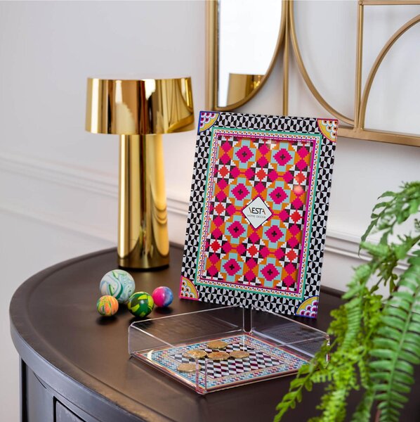 Portafoto photo medio ETHNIC DECOR dimensioni 29x6,5xh22 cm, - Per Foto 13x18 cm spessore 5 mm
