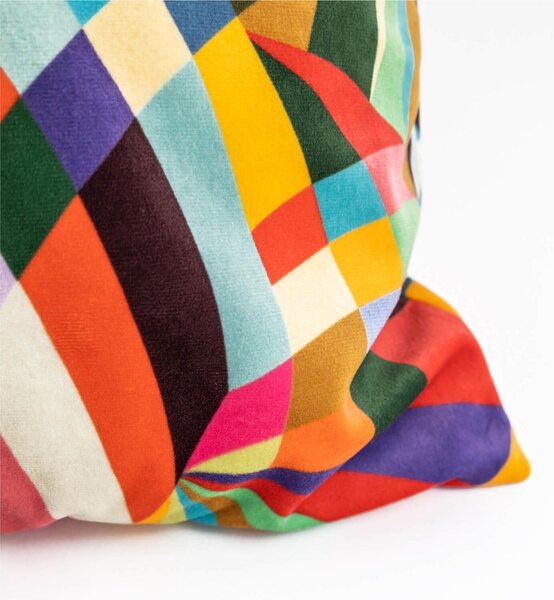 Fodera per Cuscino arredo RAINBOW DECOR PICCOLO- dimensioni cm. 40x40 - puro cotone di alta qualit� chiusura con cerniera