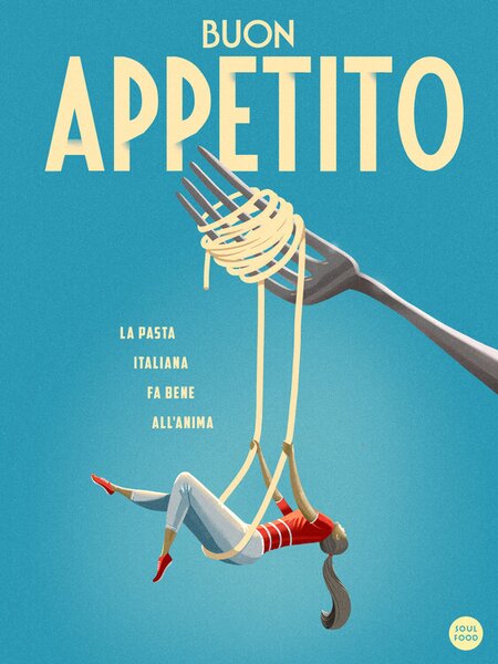 Illustrazione Buon Appetito, Mark Harrison