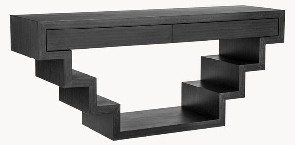 Consolle da parete in legno con cassetti Rialto