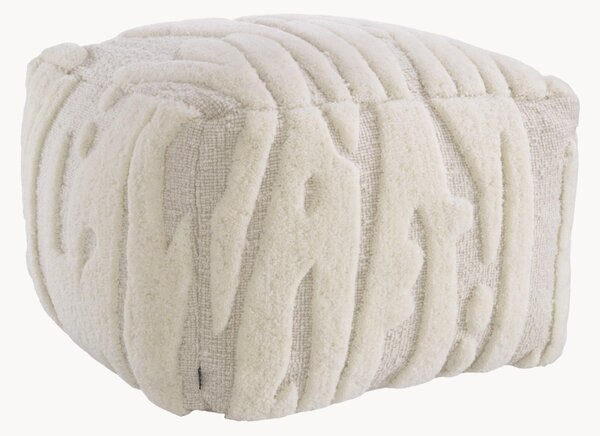 Pouf in lana tessuto a mano Zenon