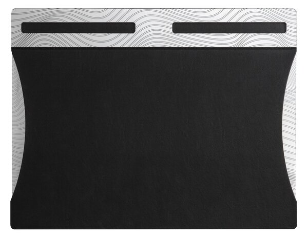 Poggiapolso per scrivania UNDERNEATH WAVES ARGENTO, 51x41.2H3.6 cm