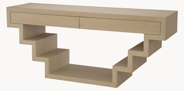 Consolle da parete in legno con cassetti Rialto