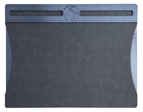 Poggiapolso per scrivania UNDERNEATH GLOBAL THINKING, 51x41.2H3.6 cm, colore Grigio