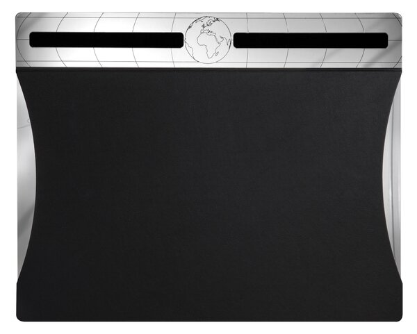 Poggiapolso per scrivania UNDERNEATH GLOBAL THINKING, 51x41.2H3.6 cm, colore Argento