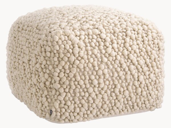 Pouf in lana tessuto a mano Schillinger