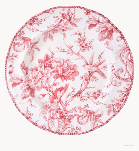 Set di 6 piatti da colazione in porcellana Primrose