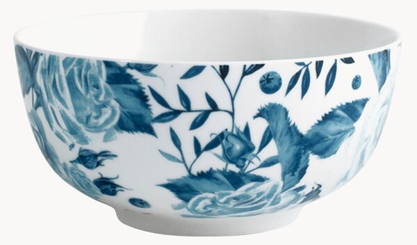 Set di 6 ciotole in porcellana Blue Rose