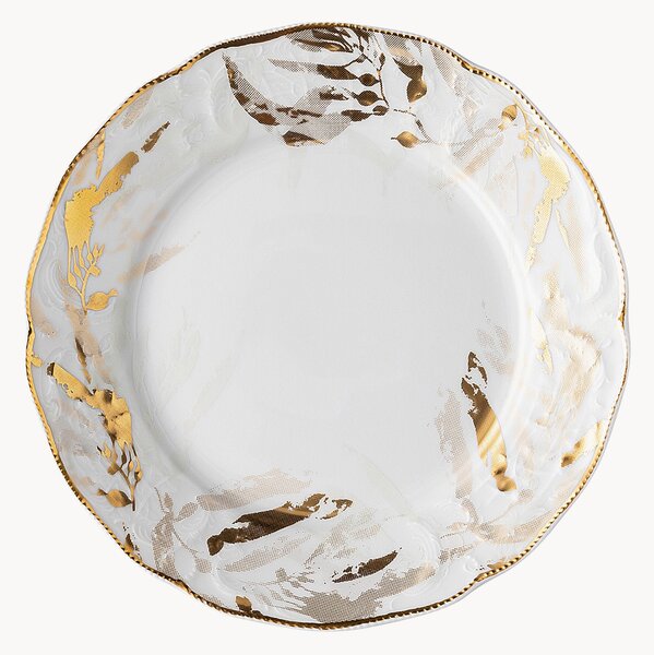 Piatto da colazione in porcellana Heritage Midas
