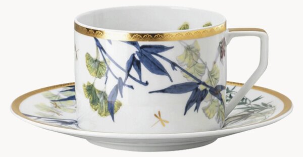 Tazza e piattino in porcellana Heritage Turandot