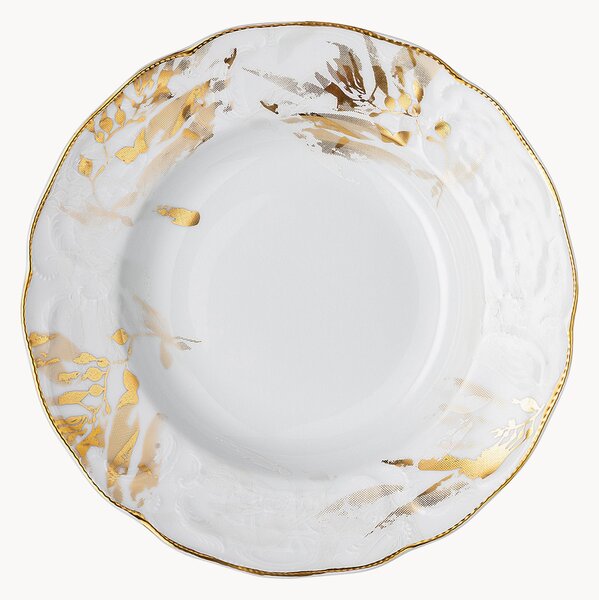 Piatto fondo in porcellana Heritage Midas