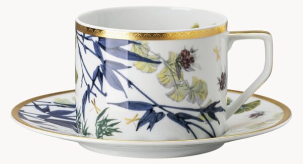 Tazza e piattino in porcellana Heritage Turandot