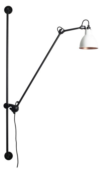 Applique da parete Lampe Gras, 214 Round, Nero, Soggiorno, Metallo, Design