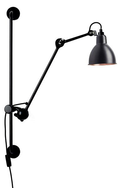 Applique da parete Lampe Gras, 201 Round, Nero, Soggiorno, Metallo, Design