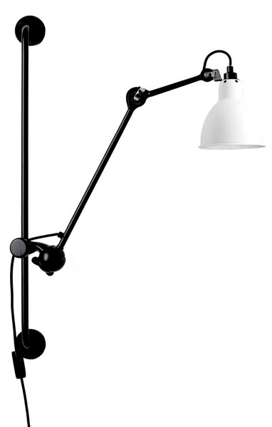 Applique da parete Lampe Gras, 201 Round, Nero, Soggiorno, Metallo, Design