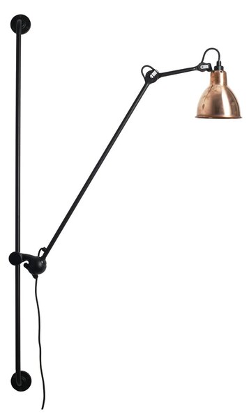 Applique da parete Lampe Gras, 214 Round, Nero, Soggiorno, Metallo, Design