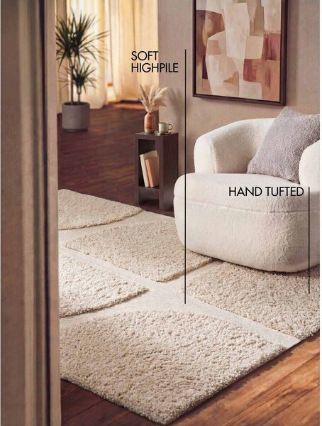 Tappeto color crema tessuto a mano 160x230 cm Lambeth Jasper – Ted Baker