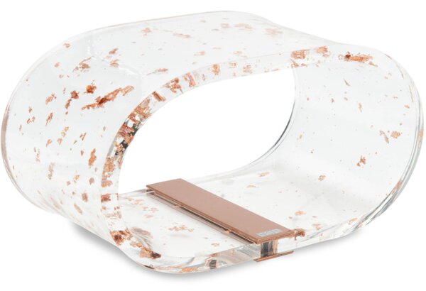 Lampada piccola future rame, dimensioni 19,5x11xH10 cm, spessore 10 mm