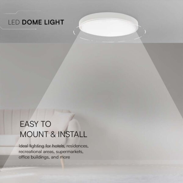 Plafoniera LED per bagno LED/18W/230V 4000K IP44 bianca
