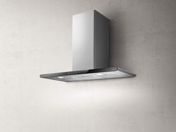 Elica Cappa Cucina Aspirante a Parete Larghezza 80 cm Profondit 38 cm colore Inox e Bianco - PRF0009822 GALAXY WHIX/A/80