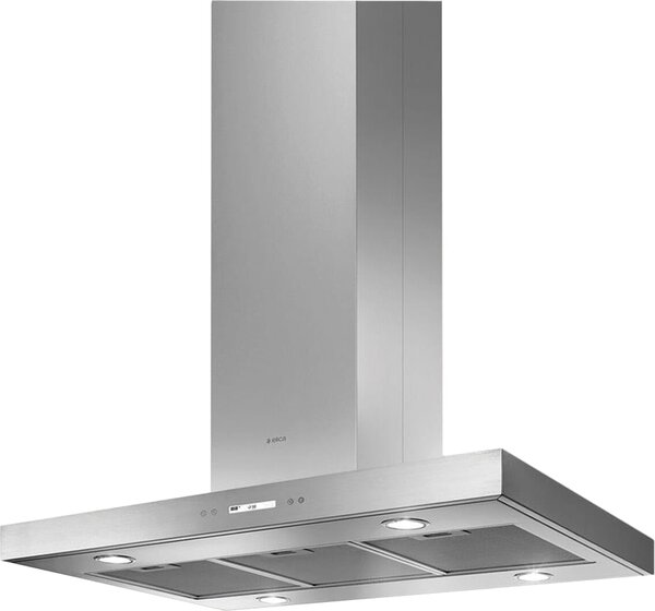 Elica Cappa Cucina Aspirante Isola Larghezza 90 cm Profondit 60 cm colore Acciaio - PRF0097375 SPOT PLUS ISLAND IX/A/90