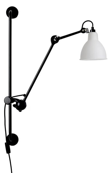Applique da parete Lampe Gras, 201 Round, Nero, Soggiorno, Metallo, Design