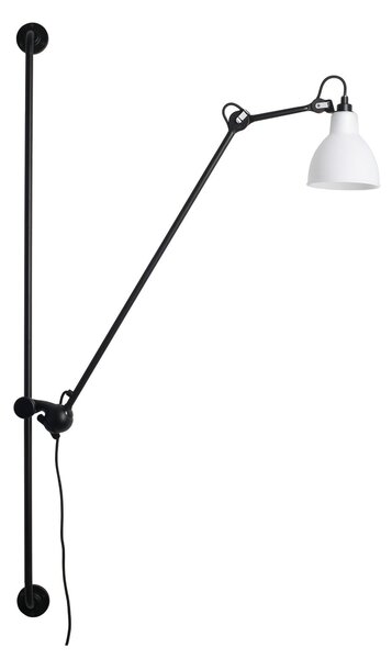 Applique da parete Lampe Gras, 214 Round, Nero, Soggiorno, Metallo, Design