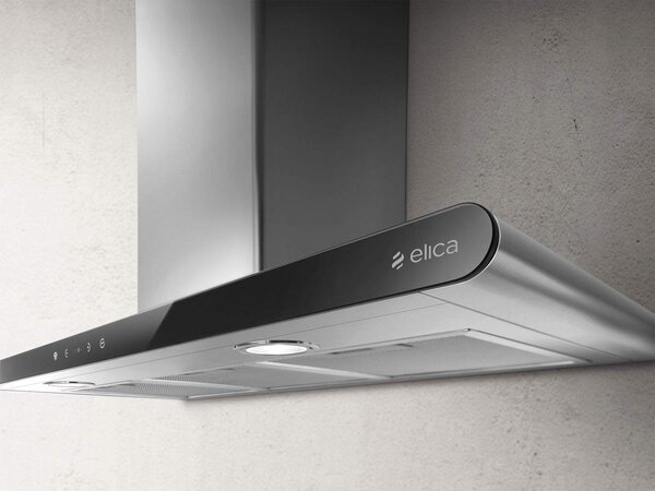 Elica Cappa Cucina Aspirante a Parete Larghezza 80 cm Profondit 38 cm colore Inox e Bianco - PRF0009822 GALAXY WHIX/A/80