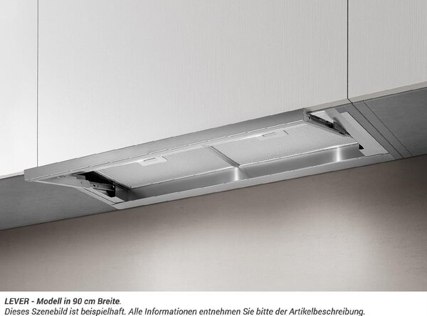 Elica Cappa Cucina Aspirante Sottopensile Incasso Larghezza 90 cm Senza frontalino colore Inox - PRF0160152