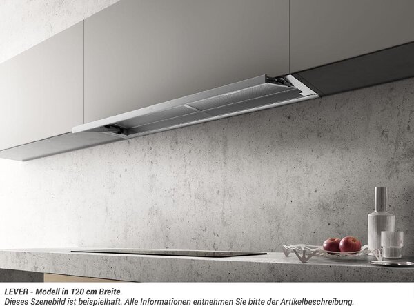 Elica Cappa Cucina Aspirante Sottopensile Incasso Larghezza 90 cm Senza frontalino colore Inox - PRF0160152