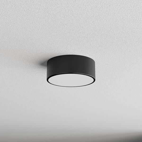 Plafoniera TEMAR LIGHTING, Cleo, dimmerabile, Nero, Soggiorno, Metallo, Moderno