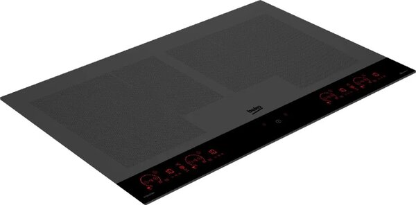 Beko Piano Cottura Induzione 10 Fuochi Larghezza 78 cm in Vetro con 2 Sezioni IndyFlex+ e 2 Extension colore Nero - MHII88810NTIMT