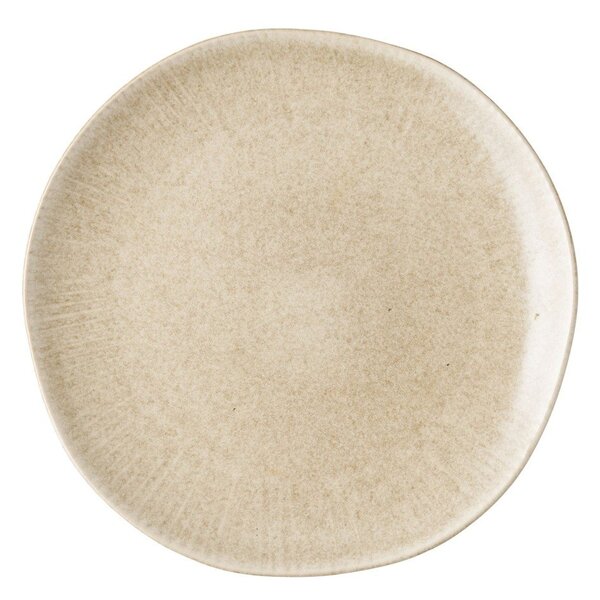 Set di piatti greige in gres 4 pz ø 21 cm Viola – House Nordic