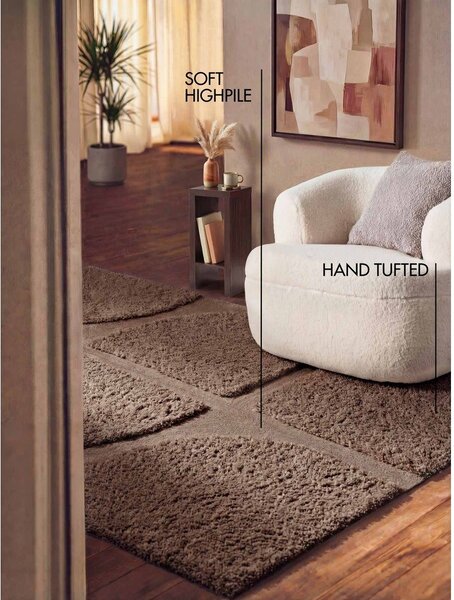 Tappeto marrone tessuto a mano 120x180 cm Lambeth Jasper – Ted Baker
