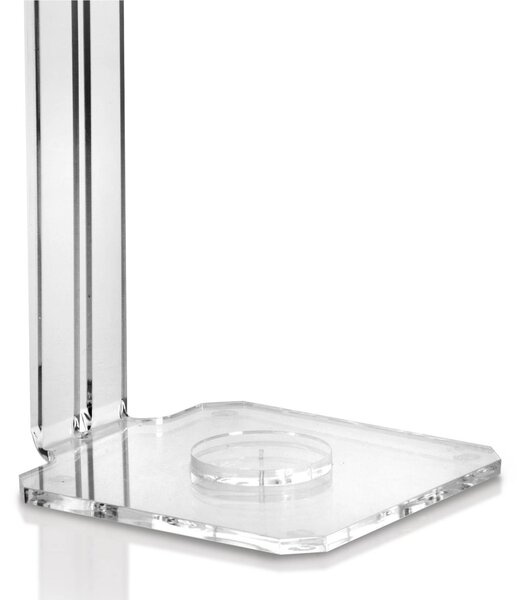 Portarotoli Verticale per i rotoli asciugatutto like water , dimensioni 10,5x10,5xH24 cm, peso 0,375 kg, spessore 4 mm trasparente
