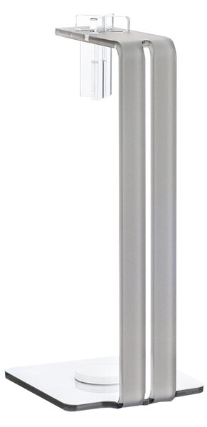 Portarotoli Verticale per i rotoli asciugatutto like water , dimensioni 10,5x10,5xH24 cm, peso 0,375 kg, spessore 4 mm tortora satinato