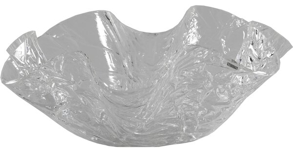 Centrotavola, portafrutta in cristallo acrilico Like Water 22xh10 cm colore trasparente ICE