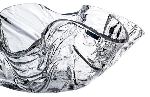 Centrotavola, portafrutta in cristallo acrilico Like Water 22xh10 cm colore trasparente ICE
