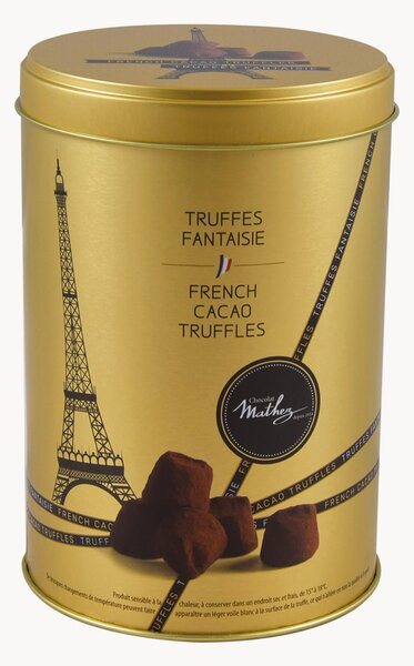 Scatola cioccolatini Truffle Natural Gold Ribbon