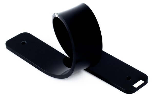 Appendino, Appenbiabiti da parte in Plexiglas Undici 2 Dimensioni 8x9xh 21,5cm con pomello in ottone cromato colore nero